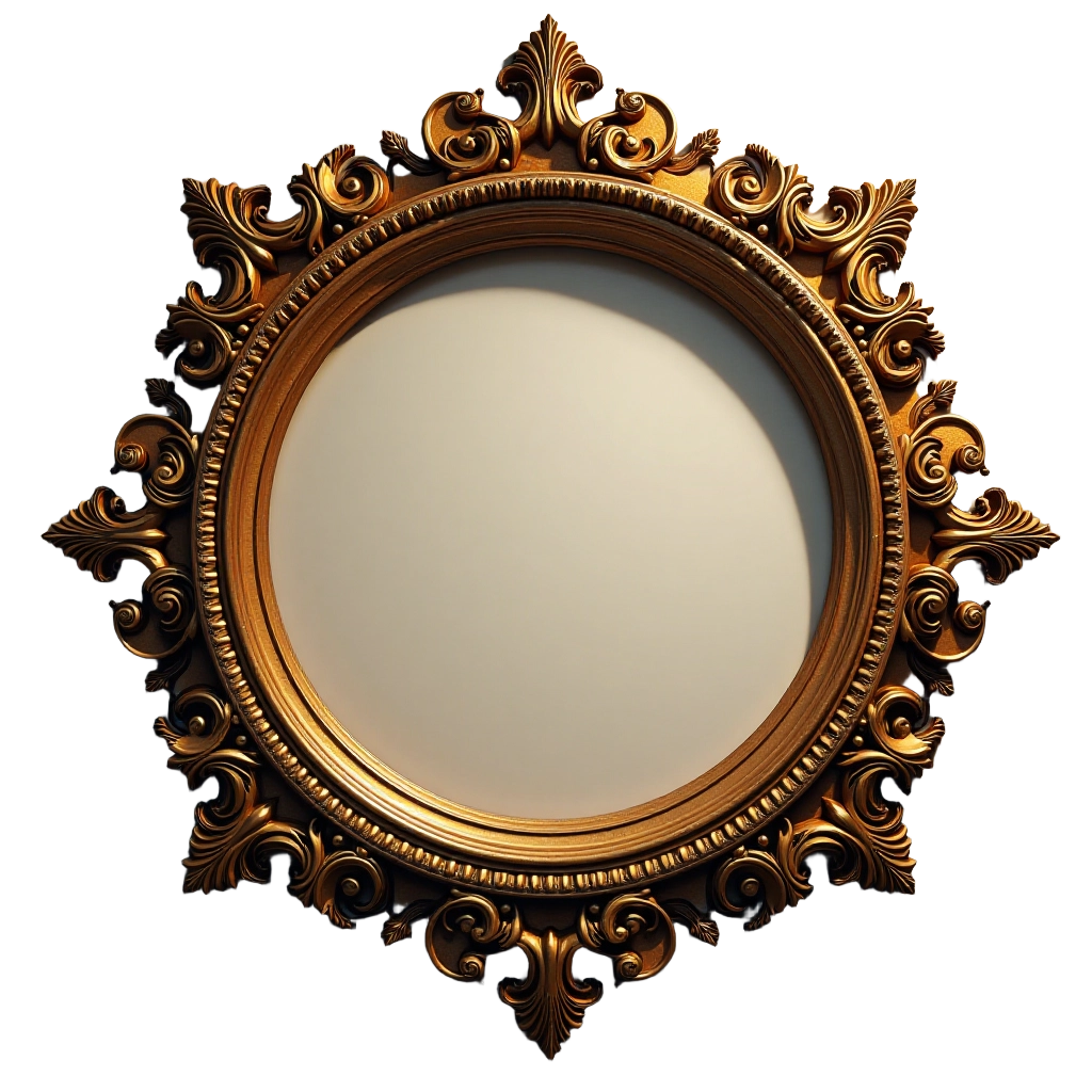 Ornate Gold Mirror